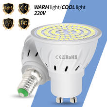GU10 Led Lamp 220V E27 Led Corn Bulb MR16 Spotlight E14 Candle 48 60 80leds Bombillas B22 Spot Light Bulb 4W 6W 8W Lampada 2835 2024 - buy cheap
