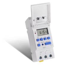 Electronic Weekly 7 Days Programmable Digital Industrial Time Switch Relay Timer Control AC 220V 16A Din Rail Mount 2024 - buy cheap
