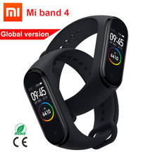 Умный Браслет Xiaomi Mi Band 4, умный Браслет Miband 4, фитнес-трекер, пульсометр 0,95 ", цветной экран, Bluetooth 5,0, 2019 2024 - купить недорого