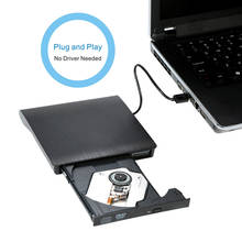 Ультратонкий внешний накопитель DVD-RW USB 3,0 Writer BD-ROM 3D Blu-Ray плеер до 5 Гбит/с для Windows 2000 /XP/2003/Vista/7 2024 - купить недорого