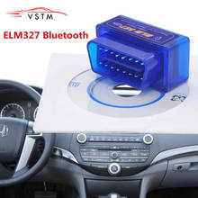 Super Mini Elm327 Bluetooth OBD2 V2.1 Elm 327 V2.1 OBD 2 Car Diagnostic-Tool Scanner Elm-327 OBDII Adapter Auto Diagnostic Tool 2024 - buy cheap