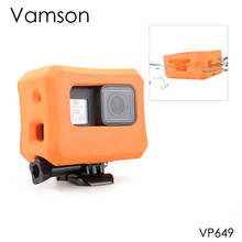 Водонепроницаемый чехол Vamson для Go pro, защитный чехол, оранжевый поплавок для камеры GoPro Hero 7 6 5 Black 7 Silver White VP649 2024 - купить недорого