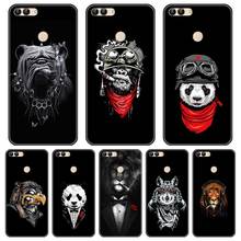 Back Cover For Huawei P7 P8 P9 Lite Mini 2017 Black Dog Cool Phone Case Silicone For Huawei P9 P10 P20 Lite Pro Plus P Smart 2024 - buy cheap