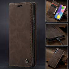 Luxury Business Flip Phone Cover Case Holder Vintage Leather For Samsung Galaxy Note 20 S22 S21 S20 Ultra FE S10 S9 Plus A51 A52 2024 - buy cheap