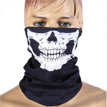 Skeleton Skull Bandana Ski Skull Halloween Neck Half Face Mask Cycling Ghost Scarf Neck Bandanas Ski Sport Hiking Scarves 2024 - buy cheap