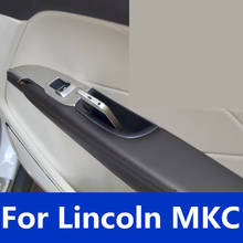 Caixa de armazenamento para corrimão lincoln mkc, acessório de carro para decoração de interiores, com maçaneta e apoio de braço 2024 - compre barato