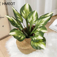 Green Artificial Plants Jade Heart Leaf Grass Wedding Plants Wall Accessories Living Room Balcony Home Decoration Potted Flowers 2024 - buy cheap