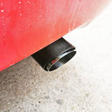 Tubo de escape de acero inoxidable, silenciador de fibra de carbono para Honda Civic 8th 4D Sedan 2006-2011 2024 - compra barato
