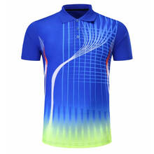 Camiseta de Bádminton de secado rápido personalizada para hombre y mujer, playera de tenis, Polo de golf deportivo, playera de pimpón, novedad de 2020 2024 - compra barato