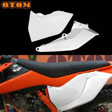 OTOM для KTM SX125 SX250 SXF250 XC300 SXF450 XC300, белая крышка корпуса задней боковой панели, Пластиковый обтекатель для мотокросса 2024 - купить недорого