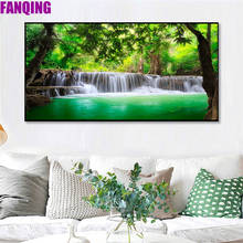 5D Diamond Painting Waterfall Big Tree Scenery DIY Diamond Embroidery Abstract Cross Stitch Mosaic Poster Wall Art Home Decor 2024 - buy cheap