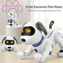 LE NENG TOYS K16A Electronic Animals Dog RC Stunt Dog Voice Command Programmable Touch-sense Music Song Pets Dog Toy for Kids 2024 - buy cheap