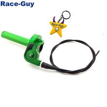 1/4 Turn CNC Alloy Green Twist Throttle Cable Handle Assembly For 50cc 70cc 90cc 110cc 125cc 140cc 150cc 160cc 200cc 250cc Dirt 2024 - buy cheap