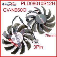 PLD08010S12H 12V 0.25A 75mm Video Card Fan For Gigabyte GV-N960O Graphics Card Cooling Fan 2024 - buy cheap