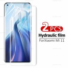 Película de hidrogel para Xiaomi Mi 11 10 t 10 T Pro Lite, Protector de pantalla de vidrio suave, película HD Flexible, 2 uds. 2024 - compra barato