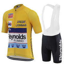 Espana Kits de maillot ciclismo hombre clásicas para, equipo profesional, para de verano ropa ciclismo de competición en carretera, camiseta amarilla para ciclismo de montaña+ 2024 - compra barato