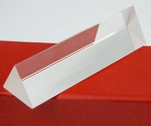 30x30x100 мм K9 кристальная треугольная призма светильник изучения Спектра Света физика фотооптические инструменты Радужный эксперимент 2024 - купить недорого
