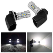 Bombillas LED antiniebla para coche, luz de circulación diurna blanca, impermeable, H27, 881, para Audi A4, B8, A3, A5, A6, A8, B6, B5, B9, Q3, Q5, Q7, 2 uds. 2024 - compra barato