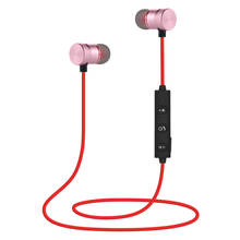 Bluetooth Wireless Earphones Running Sport Earbuds In-ear Gaming Headfone Neckband Metal Magnetic Stereo Earbuds 2024 - buy cheap