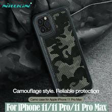 NILLKIN-funda de camuflaje con patrón de camuflaje para iPhone 11 Pro Max, cubierta trasera antisalpicaduras de agua para iPhone 11 / 11 Pro 2024 - compra barato