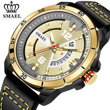 Smael-novo relógio modelo masculino de marca luxuosa, relógio militar esportivo de quartzo, à prova d'água, luminoso, relógio de pulso 2024 - compre barato