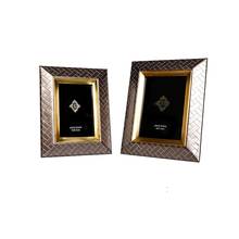 6/7 Inch Italian Design Light Luxury Modern  Photo Frame High Grade  Metal Leather Photo Frame 2024 - buy cheap