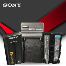 2pc Original Sony NP-F570 batería NP F570 F550 F530 NPF570 F550 F530 CCD-SC55 CCD-TRV81 DCR-TRV820K AL-126 AL-160 + cargador 2024 - compra barato