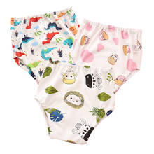 New  Baby Diapers Reusable Training Pants  Washable Cloth Nappy Diaper Waterproof Cotton Potty Panties  Underwear 2024 - купить недорого