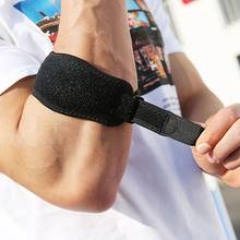 New 1pc Elbow Support Adjustable Compression Pad Sportswear Protector Brace Strap Basketball Badminton Tennis Golf Elbow Support 2024 - buy cheap