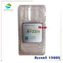 Новый центральный процессор AMD Ryzen 5 1500X R5 1500X 3,5 ГГц четырехъядерный процессор Количество ядер процессора 65 Вт YD150XBBM4GAE гнездо AM4 2024 - купить недорого