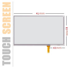 2 Pcs New 6''Inch TouchScreen for 141mm*83mm LM60BL07 Resistance Handwritten Touch Panel Screen Glass Digitizer Repair Free Post 2024 - buy cheap