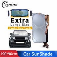 Vehemo Front Window 190*90 Auto Sun Visor Car SunShade Windshield SunShade SUV Durable Block Cover Protector 2024 - buy cheap
