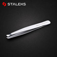 STALEKS BEAUTY & CARE 10-3 Eyebrow Tweezers Professional High-Quality Stainless Steel Hair Removal Tweezer  Makeup Tool 2024 - buy cheap