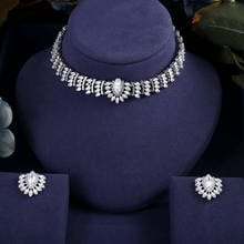 Nigeria 2pcs Bridal Zirconia Jewelry Sets For Women Party, Luxury Dubai Nigeria CZ Crystal Wedding Jewelry Sets 2024 - buy cheap