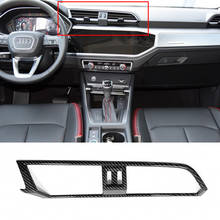 Accesorios de coche para Audi Q3 2019 2020 ABS, acondicionador medio, salida de aire, embellecedor de Panel de marco, cubierta de decoración, 1 unidad 2024 - compra barato