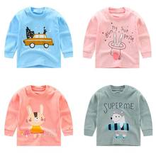 new born baby clothes kids spring cotton warm jacket cartoon car cute long sleeve patchwork t shirt infant outwear toldder shirt 2024 - buy cheap