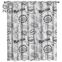 COCOHouse Cartoon Hero Room Curtains Large Window Curtain Lights Bedroom Curtains Bedroom Outdoor Fabric Kids Window Treatment 2024 - buy cheap