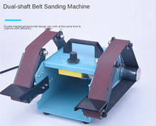 950W Multifunctional Desktop Dual-shaft Belt Sanding Machine Polishing Machine Grinding Tool Grinder Sand Machine 220V 2024 - buy cheap