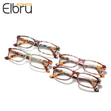 Elbru diopter + 1.0 1.5 2.0 2.5 3.0 3.5 homem/mulher óculos de leitura lupa presbiopia retro anti-azul luz hd óculos de leitura 2024 - compre barato