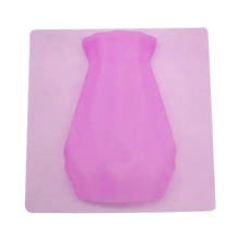 1 unidad de jarrón adhesivo de goma mágica Nano DIY, jarrón para colgar en la pared, contenedor, florero, florero para decoración del hogar, floreros