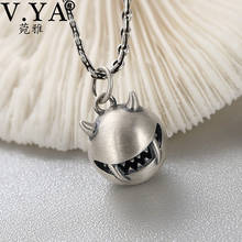 V.YA ретро-подвеска в виде дьявола, дьявола, ожерелье из серебра 925 пробы, подвеска, винтажные Серебряные украшения для мужчин и женщин 2024 - купить недорого