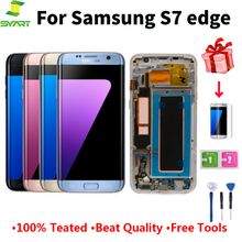 For Samsung Galaxy S7 Edge Screen Super AMOLED 5.5" S7Edge G935 G935F SM-G935F LCD Display Touch Digitizer Assembly With Frame 2024 - buy cheap