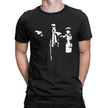 Funny Psycho Fiction T-Shirts Men Round Neck 100% Cotton T Shirt Anime Psycho Pass Short Sleeve Tee Shirt Printed Clothes 2024 - buy cheap
