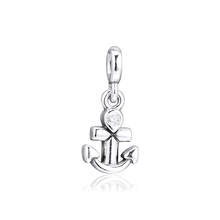 Charms fits for Bracelets Necklaces 100% 925 Sterling Silver Jewelry Signature Me My Anchor Beads Free Shipping 2024 - buy cheap