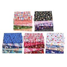 5 x tecido de algodão diy estilo japonês tecido, diy costura tecido de algodão artesanal pacote patchwork funciona tecidos florais 20x25cm 2024 - compre barato