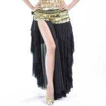 Dança menina bellydance traje indiano jóias dança do ventre cigana saia preta danse orientale sari índia vestidos para mulher lantejoulas 2024 - compre barato