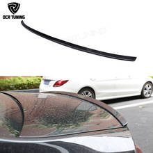 C7 A6 Spoiler S6 Style Carbon Fiber Spoiler Rear Trunk Wing For Audi A6 C7 / 4G 2012 - UP Fit 4-Door Sedan Only 2024 - buy cheap