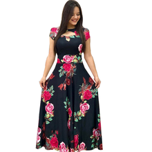 Elegante vestido de verano para mujer, informal, estampado, Maxi, a la moda, holgado, de talla grande 2024 - compra barato