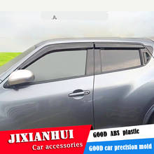 Juke-visera de ventana para Nissan juke, protector Deflector de sol y lluvia, accesorios de coche, 4 unids/set por juego, 2012-2018 2024 - compra barato