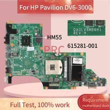 615281-001 615281-501 For HP Pavilion DV6-3000 Notebook Mainboard DA0LX6MB6H1 HM55 DDR3 Laptop Motherboard 2024 - buy cheap